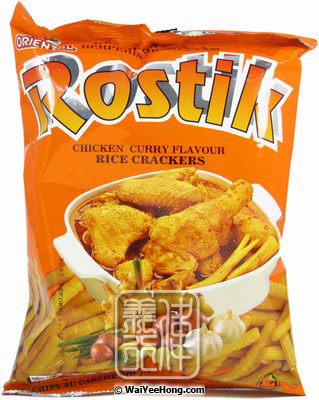 Oriental Rostik Chicken Curry Flavour Rice Crackers (Source: Wai Yee Hong Supermarket)